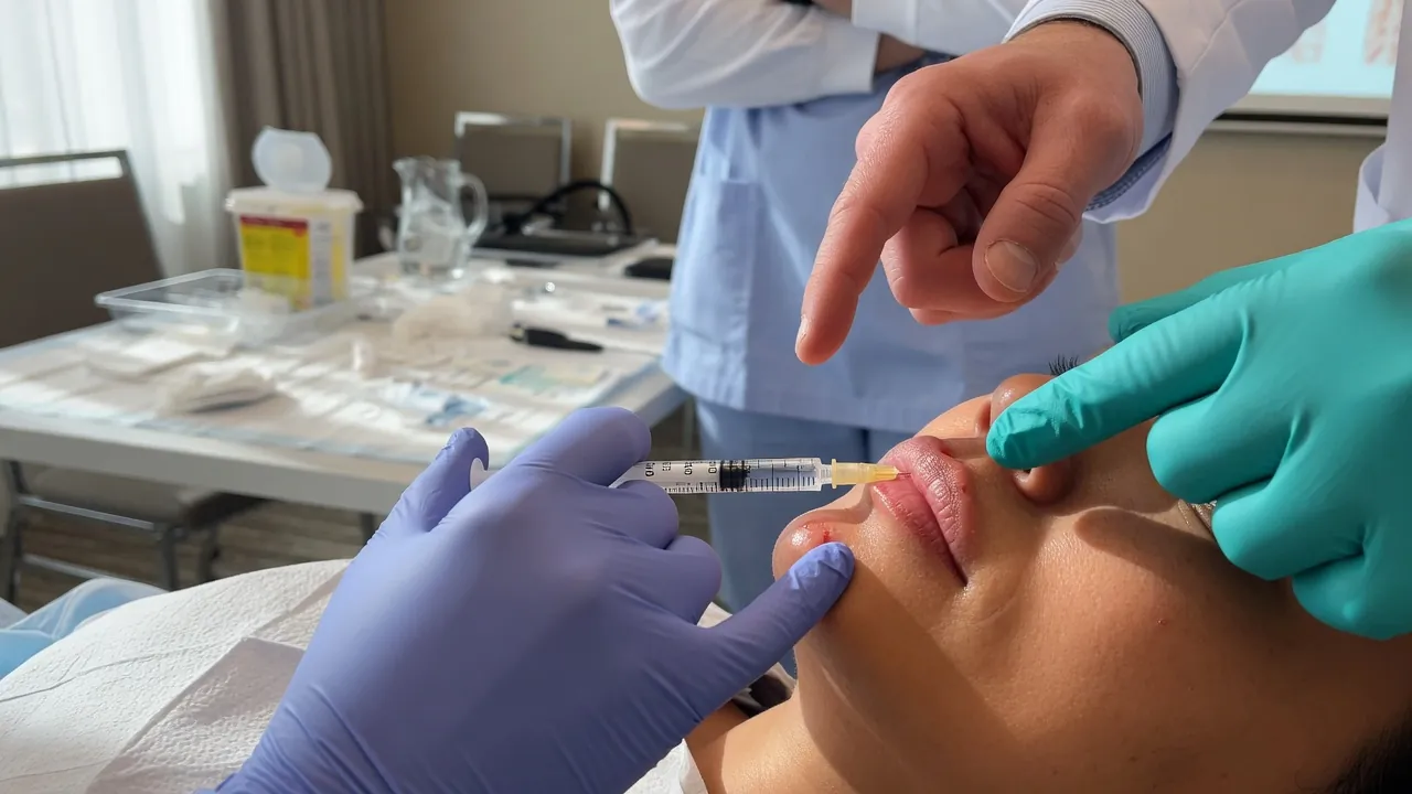 Mesotherapy training session