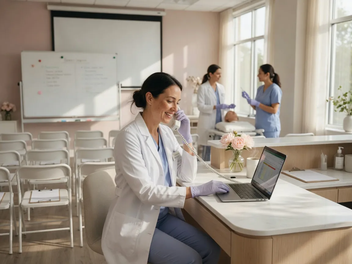 Aesthetic Practice Success training session